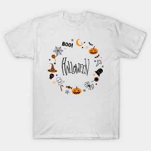 Boo! Halloween Ghostly Delight T-Shirt